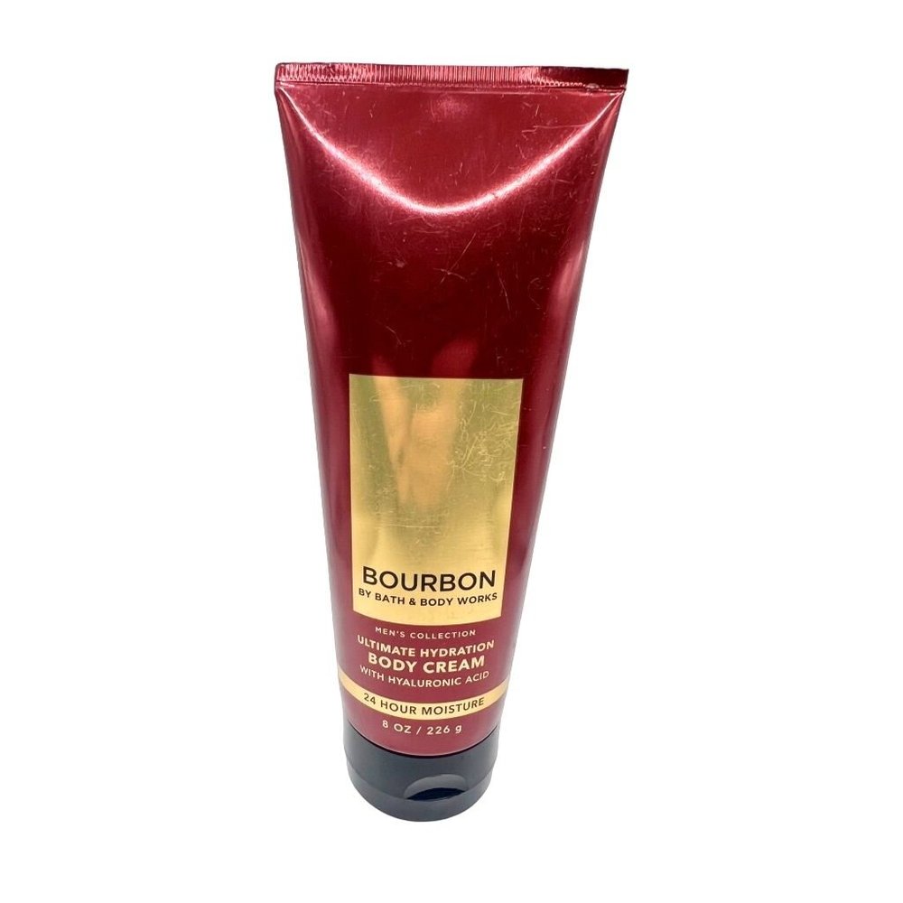 Bath & Body Works Men’s BOURBON Discontinued Lotion Cream FULL